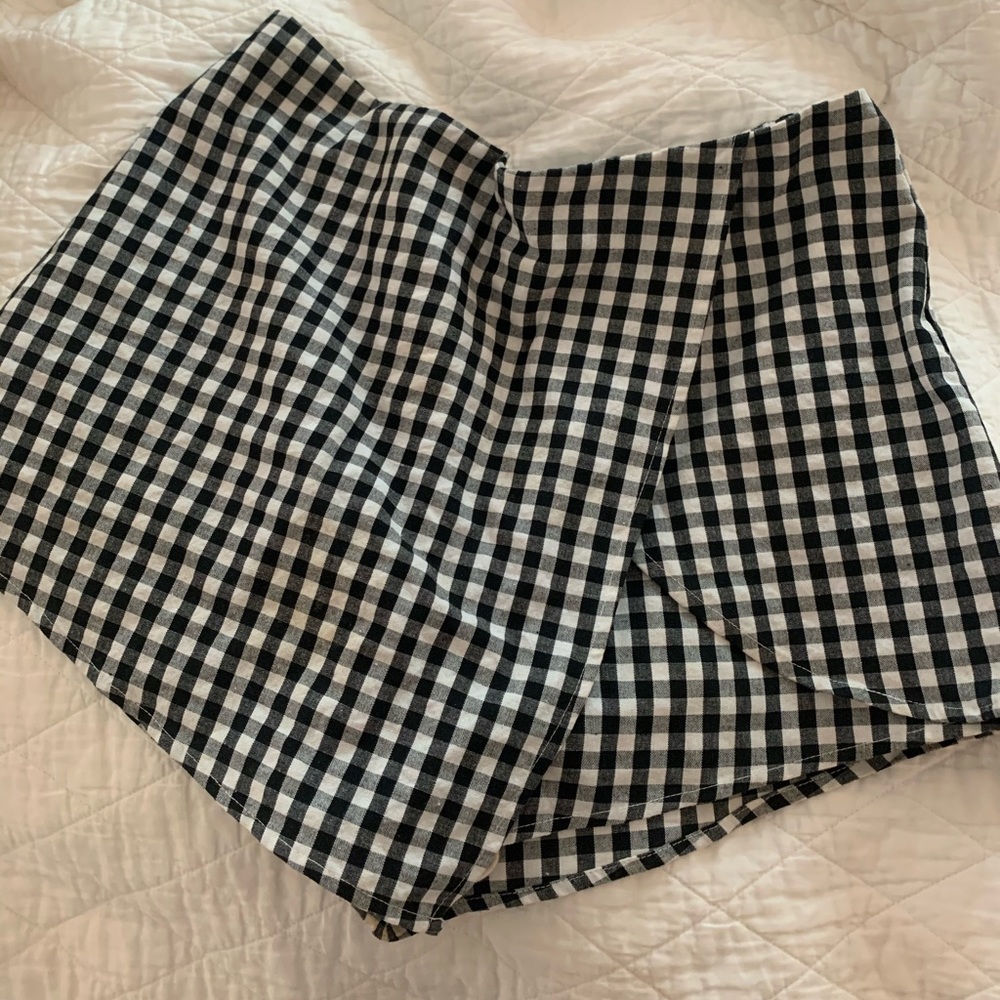 American Threads Gingham Skort - image 1